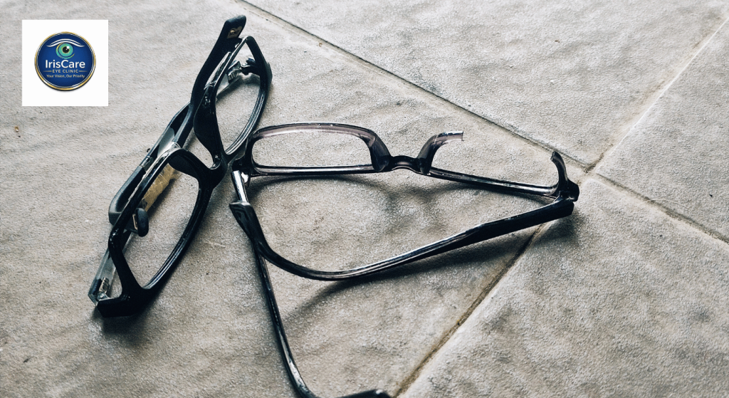 Common Mistakes That Damage Your Glasses: Protect Your Investment and Your Vision Damaged Glasss 1024x559